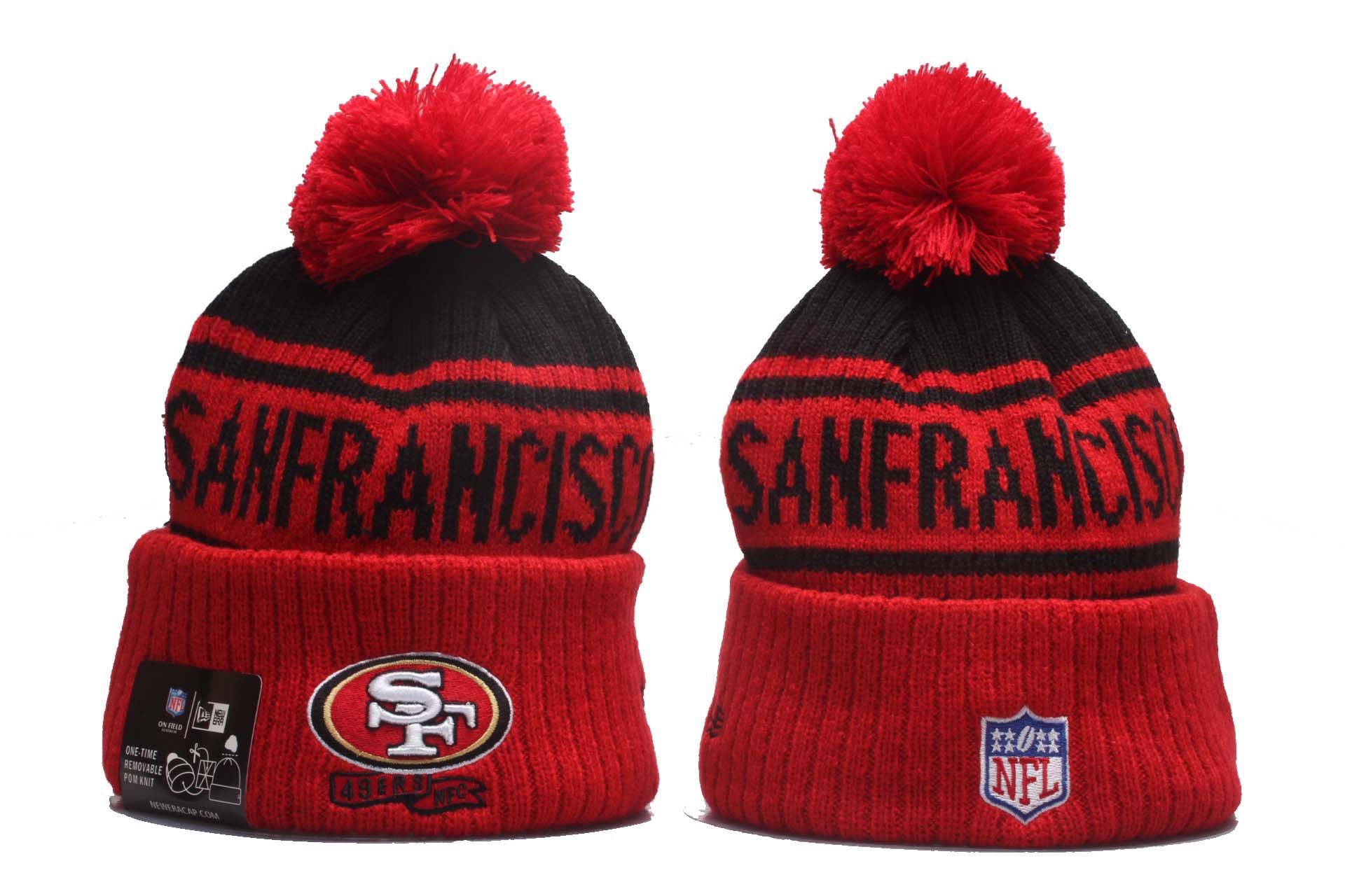 2023 NFL San Francisco 49ers beanies ypmy3